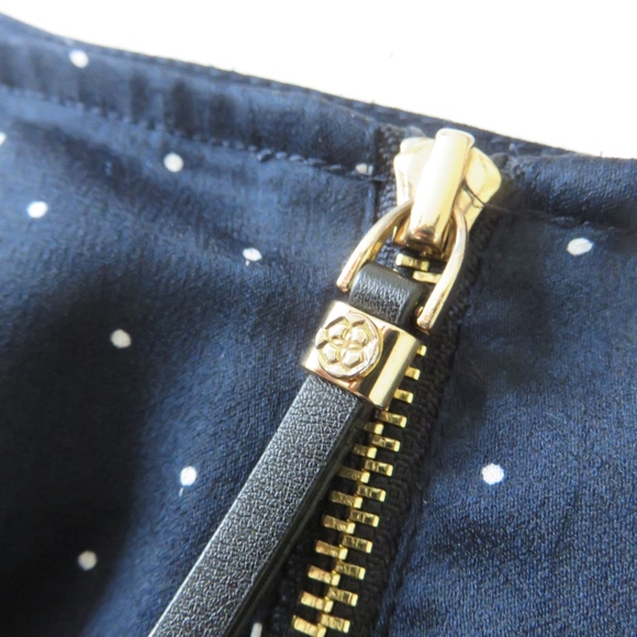 SOLD Ann Taylor Navy Polka Dot Tank - Picture 4 of 4